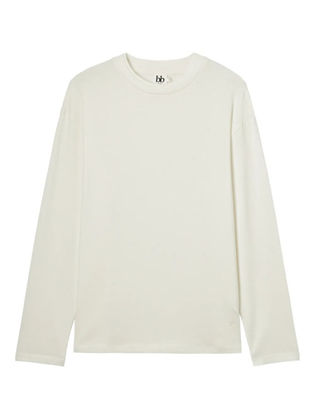  B+ab Long-sleeved Top - Neutrals 