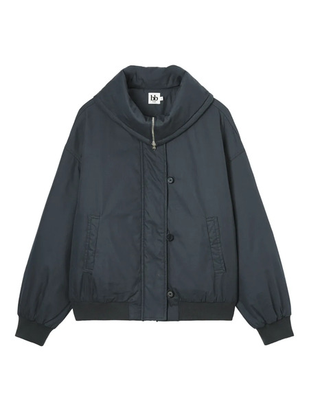 B+ab Oversized-collar Jacket - Blue 