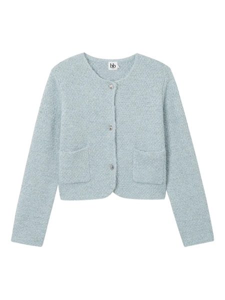  B+ab Pocket Buttoned Cardigan - Blue 
