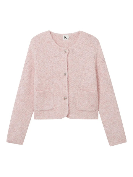  B+ab Pockets Buttoned Cardigan - Pink 