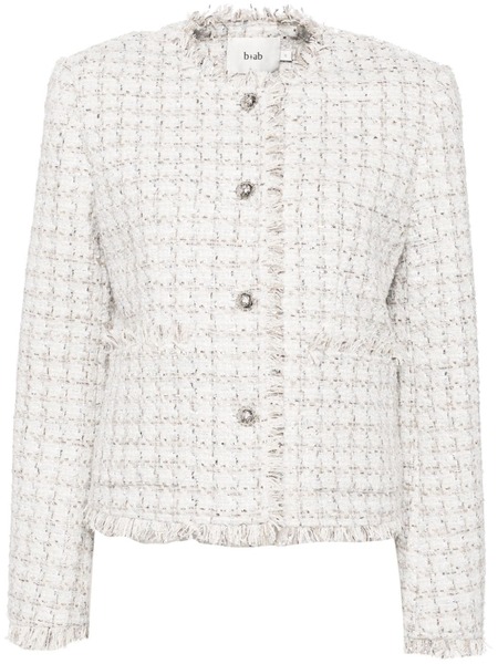  B+ab Raw-finish Tweed Jacket - Neutrals 