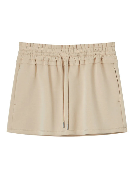  B+ab Ruffle-detail Mini Skirt - Neutrals 