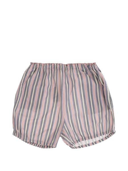  Babe & Tess Striped-pattern Shorts - Red 