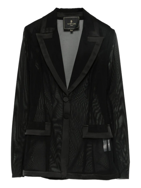  Babylone Paris Single-breasted Blazer - Black 