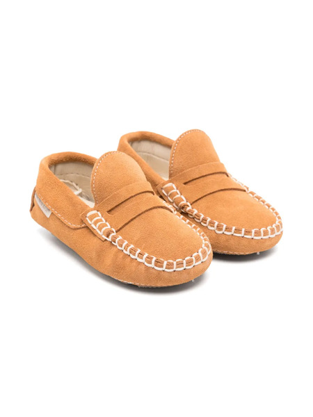  Babywalker Suede Loafers - Brown 