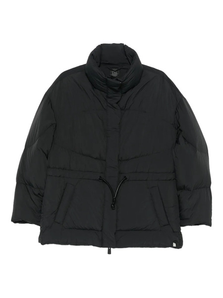  Bacon Drawstring-waist Padded Coat - Black 