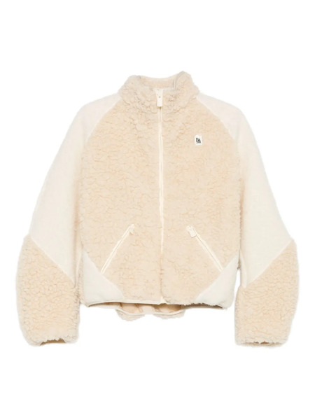  Bacon Logo-patch Faux Fur Coat - Neutrals 