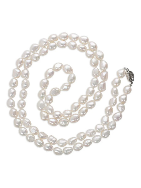 Baggins Sterling Silver Pearl Necklace 