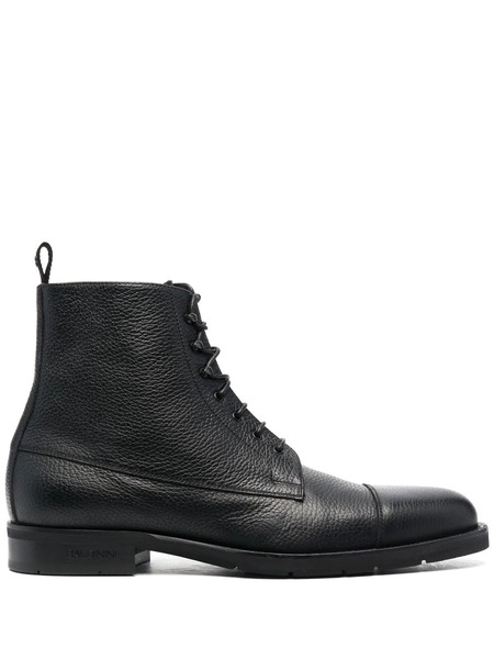  Baldinini Leather Ankle Boots - Black 