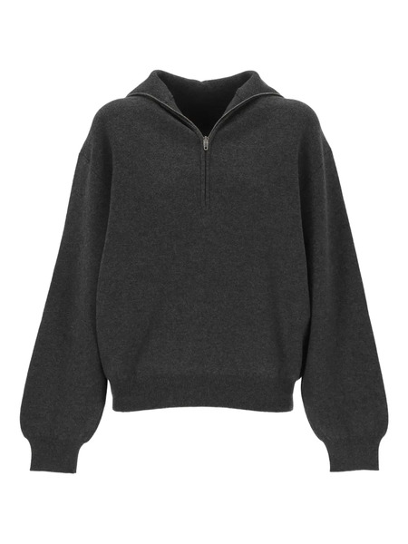  Balenciaga Back-to-front Zip Sweater - Grey 