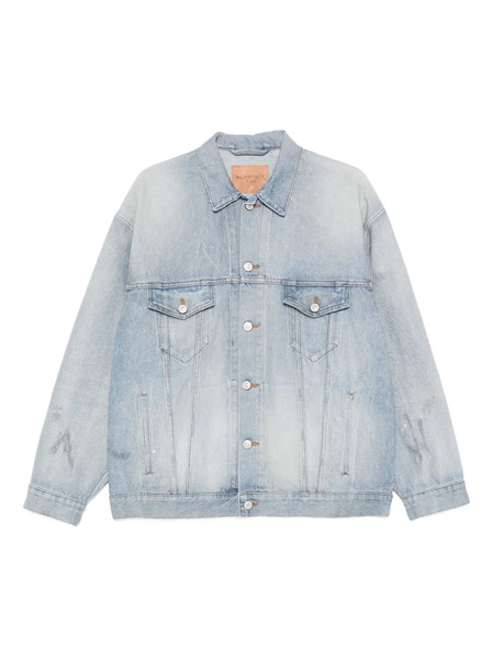  Balenciaga Button Denim Jacket - Blue 