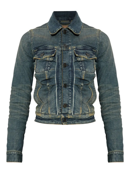  Balenciaga Button-fastening Denim Jacket - Blue 