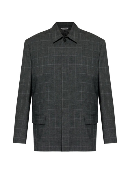  Balenciaga Check Jacket - Grey 