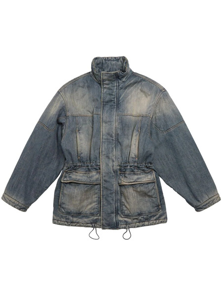  Balenciaga Distressed Jacket - Blue 