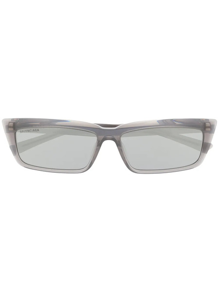  Balenciaga Eyewear Tip Rectangular-frame Sunglasses - Grey 