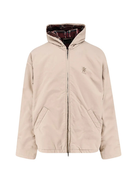  Balenciaga Hooded Zip Jacket - Neutrals 