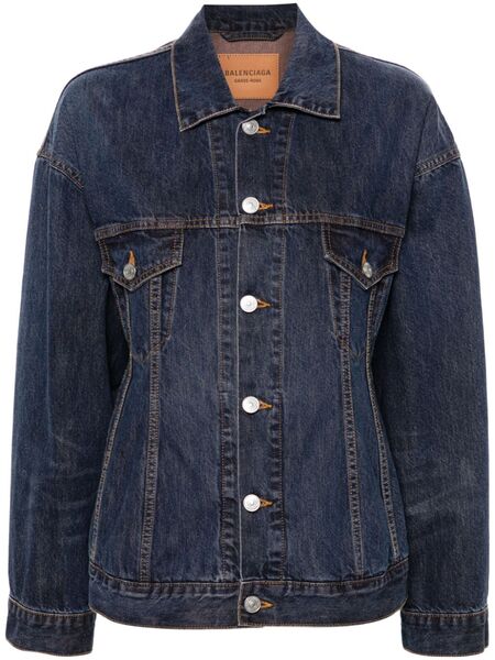 Balenciaga Hourglass Jacket - Blue 
