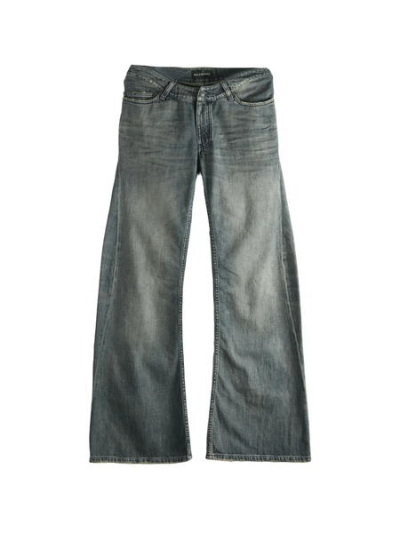  Balenciaga Logo Jeans - Blue 