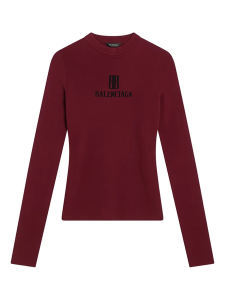  Balenciaga Logo-print Sweater - Red 