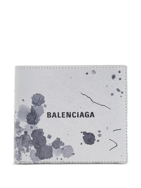  Balenciaga Logo-print Wallet - Grey 