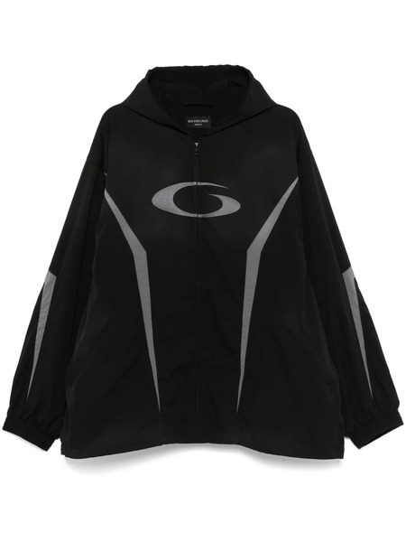  Balenciaga Loop Sports Icon Jacket - Black 