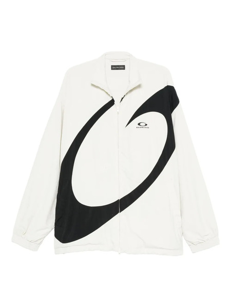  Balenciaga Loop Sports Icon Jacket - White 