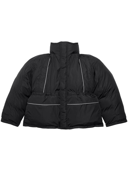  Balenciaga Oversized Padded Parka - Black 