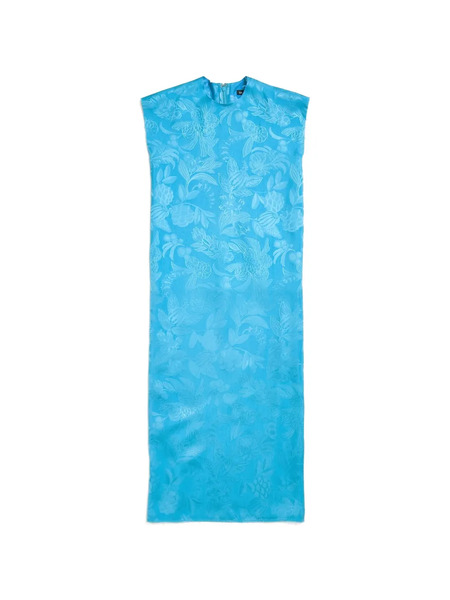  Balenciaga Patterned Mini Dress - Blue 