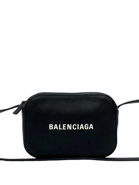  Balenciaga Pre-owned 2010-2026 Xs Leather Everyday Camera Bag Crossbody Bag - Black 