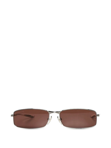  Balenciaga Rectangle-frame Sunglasses - Silver 