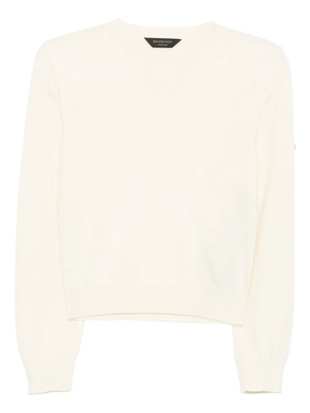  Balenciaga Round-neck Top - Neutrals 