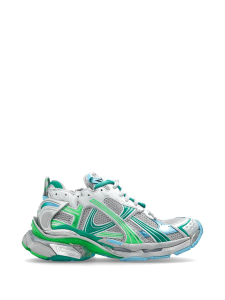  Balenciaga Runner Mesh-panelled Sneakers - Silver 