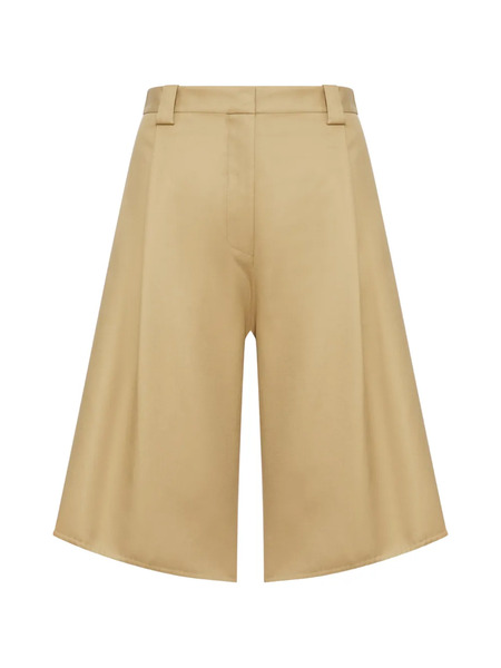  Balenciaga Tulip Belt-loop Shorts - Neutrals 