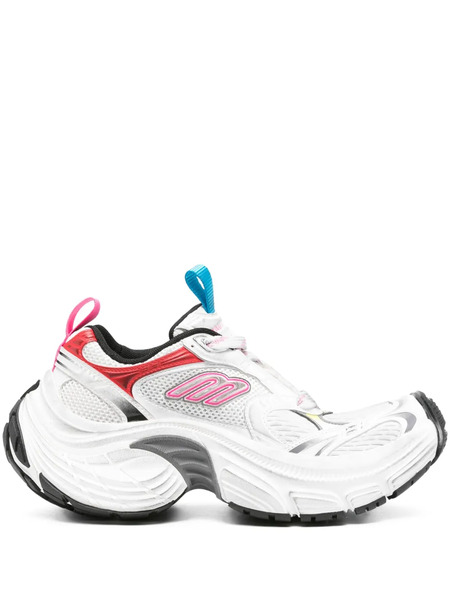  Balenciaga 6xl Mesh And Rubber Sneakers - White 