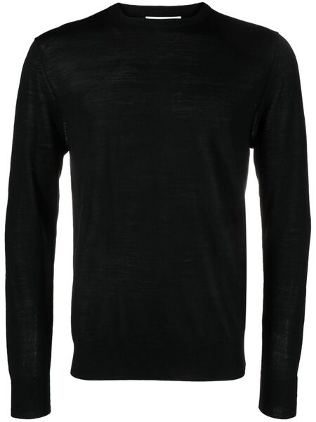  Ballantyne Crew-neck Wool Jumper - Black 