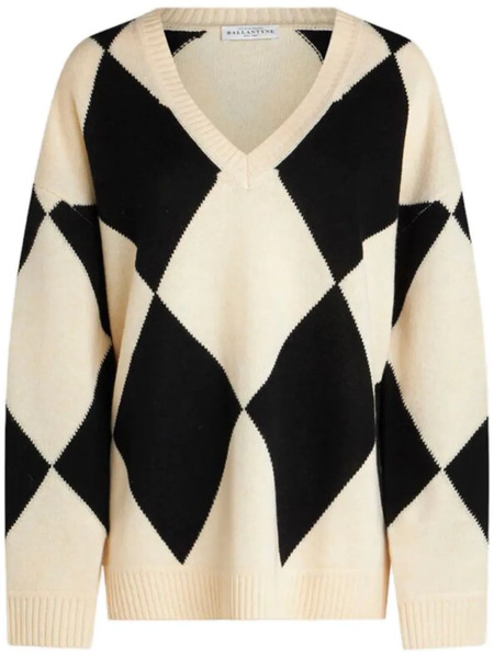  Ballantyne Knitted Jumper - Neutrals 