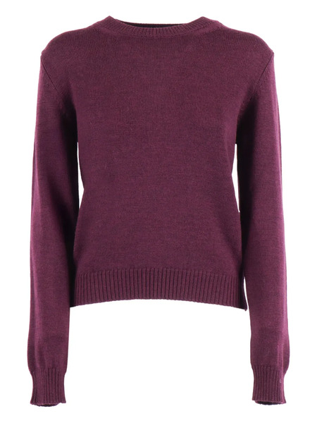  Ballantyne Round-neck Wool Sweater - Purple 