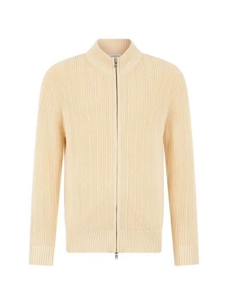  Ballantyne Zip Cardigan - Neutrals 