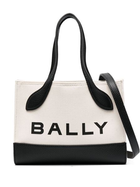  Bally Bar Keep On Logo-print Tote - Neutrals 