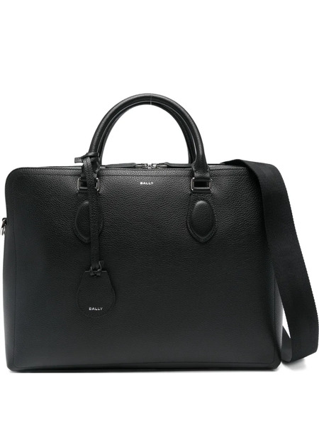  Bally Capitol Leather Top-handle Briefcase - Black 