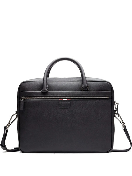  Bally Double-handle Leather Briefcase - Black 