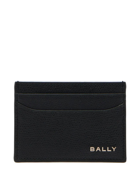  Bally Essential Grained Card Holder - Black 