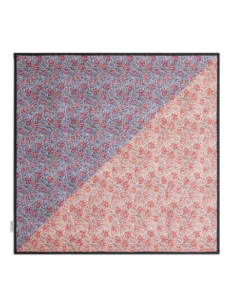  Bally Floral-print Twill Scarf - Red 