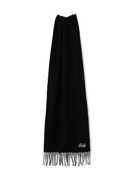  Bally Fringed Scarf - Black 