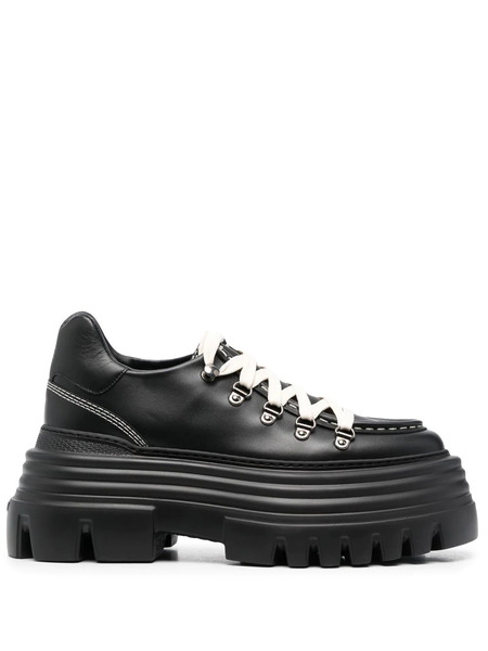  Bally Glody Platform Brogues - Black 
