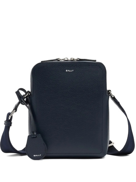  Bally Grained-leather Messenger Bag - Blue 