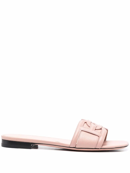  Bally Interlocking Logo Sandals - Neutrals 