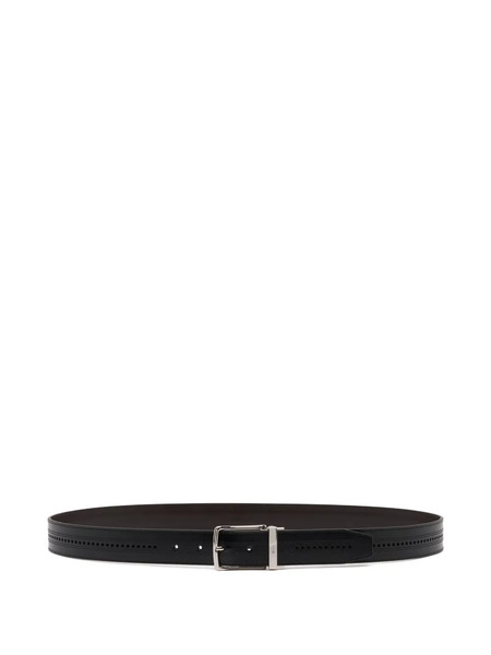  Bally Ketter Adjustable Reversible Belt - Black 