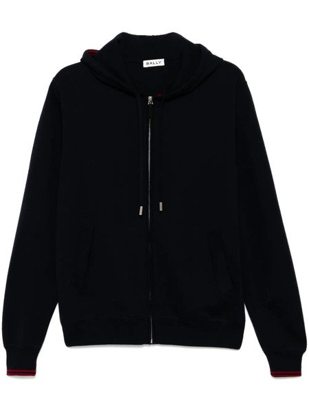  Bally Knitted Hooded Jacket - Blue 