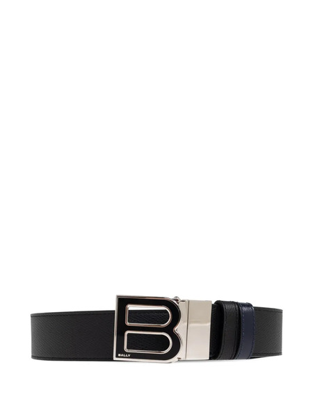 Bally Logo-buckle Belt - Black 
